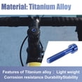 thumbnail image 3 of Unique Bargains Blue Universal M6x35 Bike Stem Bolt Bicycle Bike Headset Stem Bolt Bike Bicycle Accessory, 3 of 6