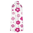 thumbnail image 4 of Viikei Womens Dresses Plus Size Summer,Women's Party Short Sleeve Dress,Women's Striped Polka Print Dress Sleeveless Round Neck Knee-length Dress Pink S, 4 of 4