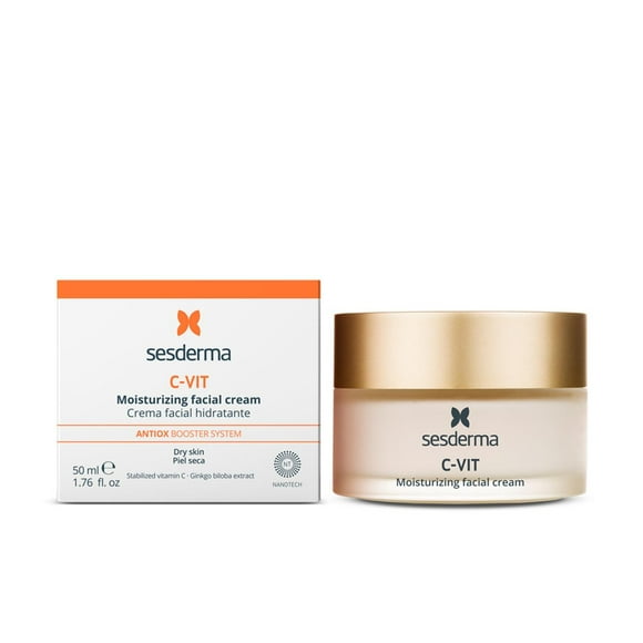 Crema Hidratante Facial Sesderma Naranja Dulce Vitamina C y Ginkgo Biloba Anti Edad para Mujer