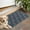 Dark Blue Christmas-2, variant on Dark Christmas Drink and Cookie Pattern Door Rugs,Washable Non Slip Door Mats Indoor,Decorative Door Mats,Entry Mat Indoor for Entrance,Bedroom,Kitchen,Bathroom,16"x24"