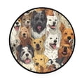 thumbnail image 2 of 36.2 Inch Round Floor Mat A Large Group Of Dogs Carpet Decor Rug for Living Room Bedroom, 2 of 6