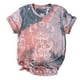 thumbnail image 2 of Blusa Informal Elegante Para Mujer, Camiseta Divertida Y Bonita de Manga Corta Con Teñido Anudado, Regalo Odeerbi ODB163159, 2 of 6