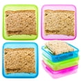 thumbnail image 2 of Imperial Home 6 Pc Multi-Color Meal Prep Lunch Box Containers with Vented Lids, 2 of 7
