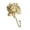 Gold, variant on Beautiful Heart Shape Wall Hook With Rose Pattern For Home Storage