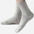 thumbnail image 6 of 5 Pairs Men's Wool Loop Socks, Winter Warm Thick Socks, Men's Outdoor Home Casual Socks fits all sizes 8-12, 6 of 8