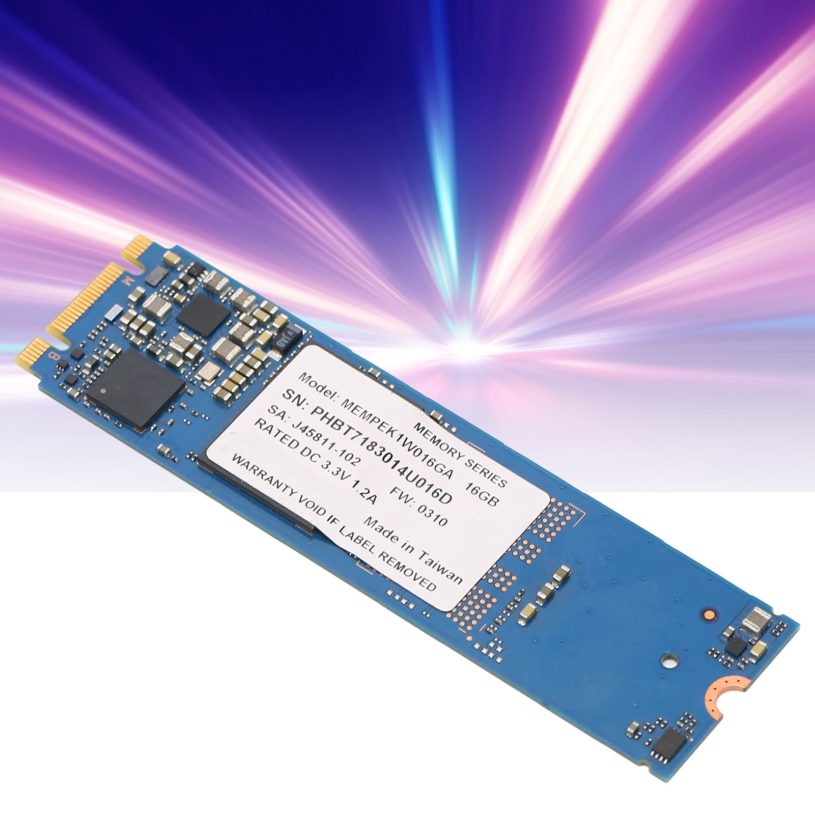 Solid State Drive, SSD Memory Module Durable PCI-e NVMe 3.0 X2 High Speed Reading  for DIY