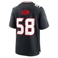 thumbnail image 3 of Men's Nike McTelvin Agim  Navy Houston Texans Team Game Jersey, 3 of 6