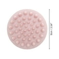 thumbnail image 5 of Unique Bargains 1 Pc Handle Hollow Hair Shampoo Brush for Scalp Massage 3.54"x2.95" Pink, 5 of 7