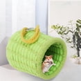 thumbnail image 1 of Suave invierno cálido de pájaro Colgando Cama de juguete Suministros de Hamster Cave Budgie Espesar para Lovebird Animal Per cordón verde Colco Cama Hamaca Loro, 1 of 7