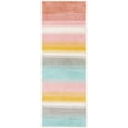 thumbnail image 2 of Unique Loom Whimsy Kids Collection Area Rug - Pastel Abstract Rainbow (2' 2" x 6' Runner Multi/Ivory) Perfect For Kids Bed Room/Nursery Room/Living Room/Class Room/Play Room, 2 of 6