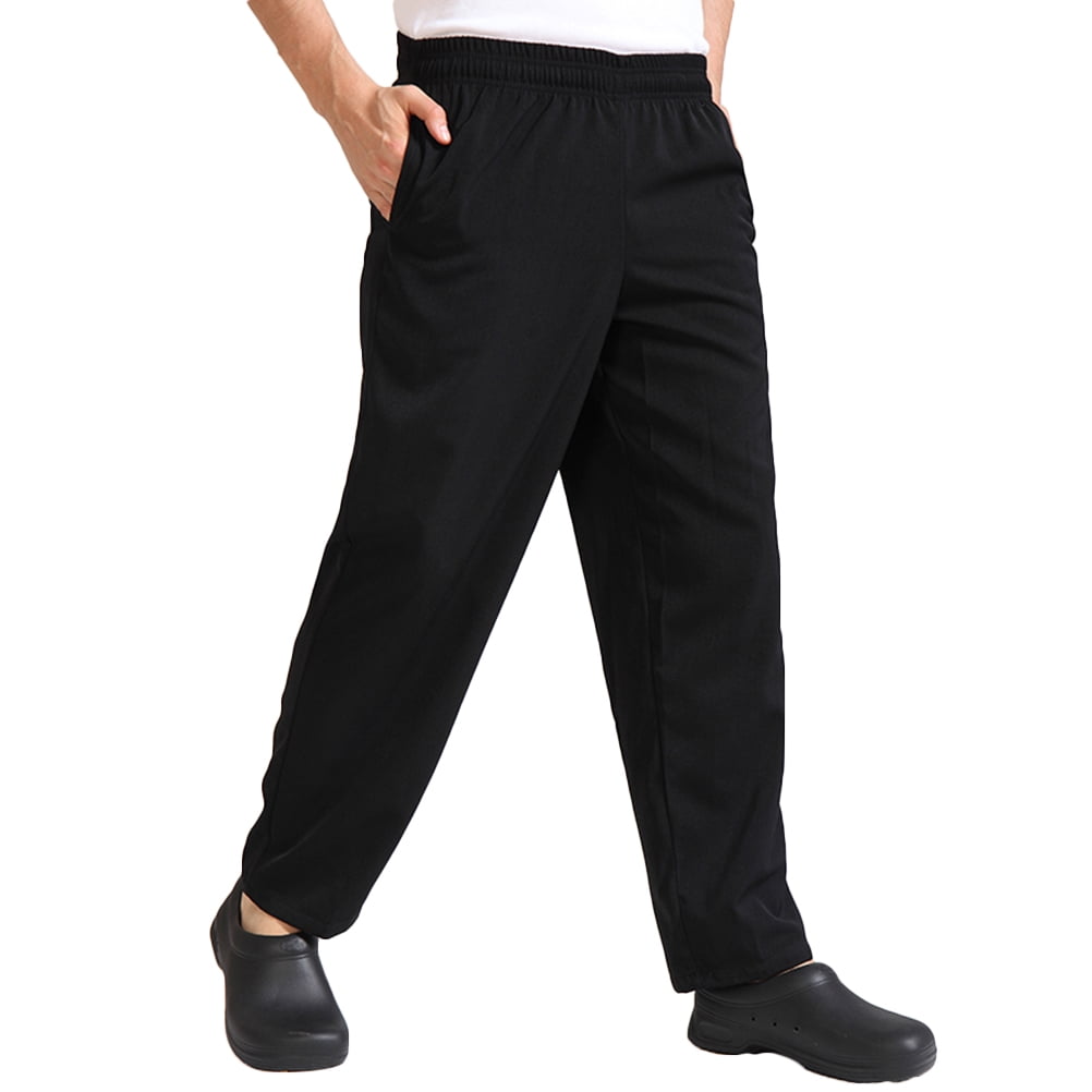 Amazon.com: Chef Trouser Elastic Waist with Pocket Men Women Baggy Chef Pant  Restaurant Hotel Work Uniforms Trousers Zebra Kitchen Pants: Clothing,  Shoes & Jewelry