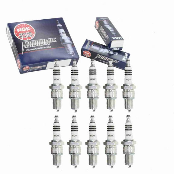 10 pc NGK 4055 Iridium IX Spark Plugs for 1UN2-18-110 3086 3281 41-828 5307 90793-20110 90793-20111 90793-20175 99000-69837-BR7 99000-79K60-P7R 99000-79S19-BR7 999-06910-X9-003 AP62 BY480-BPR7E F7RTP