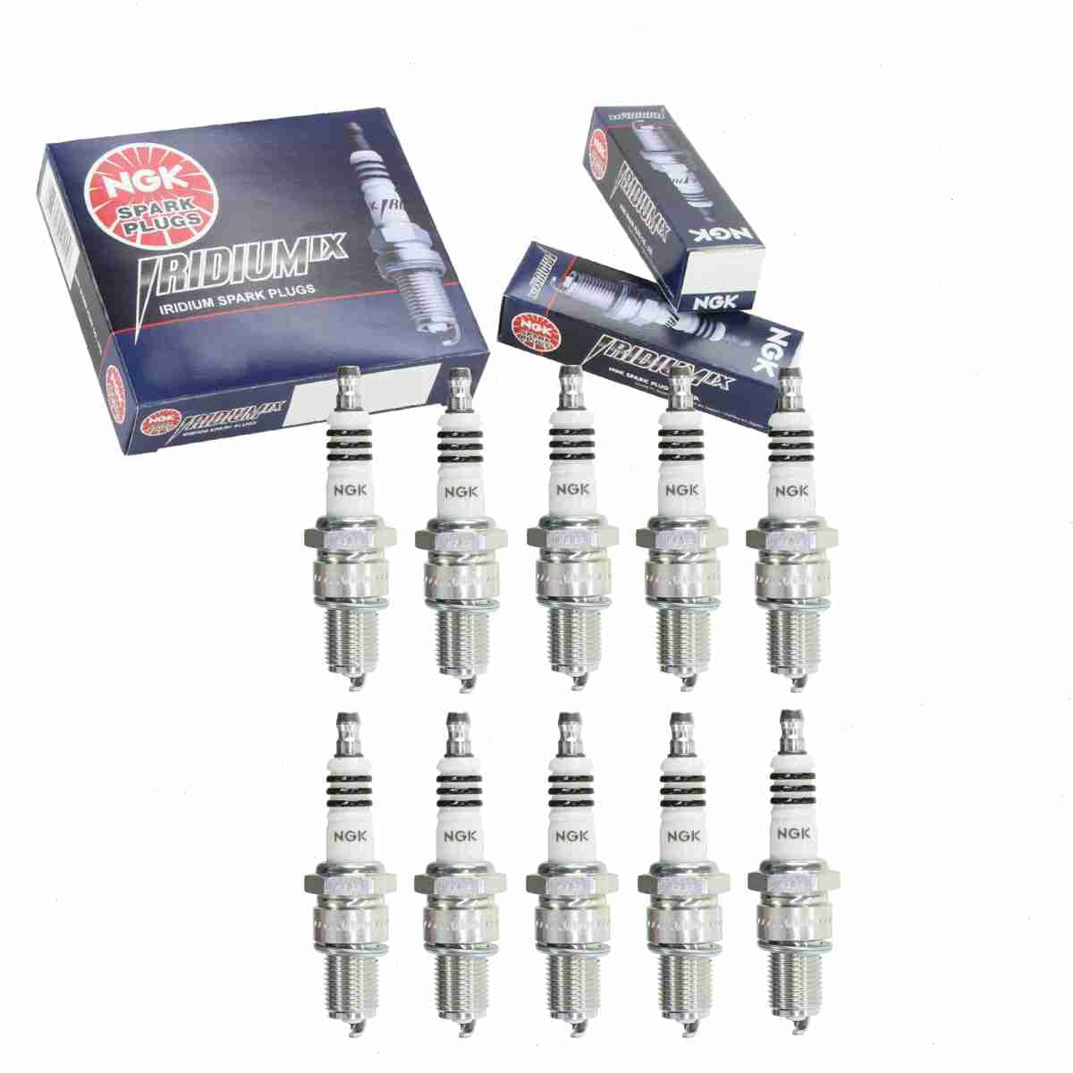 10 pc NGK 4055 Iridium IX Spark Plugs for 1UN2-18-110 3086 3281 41-828 5307 90793-20110 90793-20111 90793-20175 99000-69837-BR7 99000-79K60-P7R 99000-79S19-BR7 999-06910-X9-003 AP62 BY480-BPR7E F7RTP