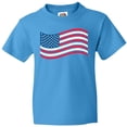 thumbnail image 3 of Inktastic Grunge American Flag Youth T-Shirt, 3 of 5