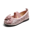 thumbnail image 5 of Viluyesy Big Kids Girls Loafers - Sparkly Sequin Bow Ballet Flats Soft Sole Spring Summer Princess Dress Shoes Pink Size 9.5, 5 of 10