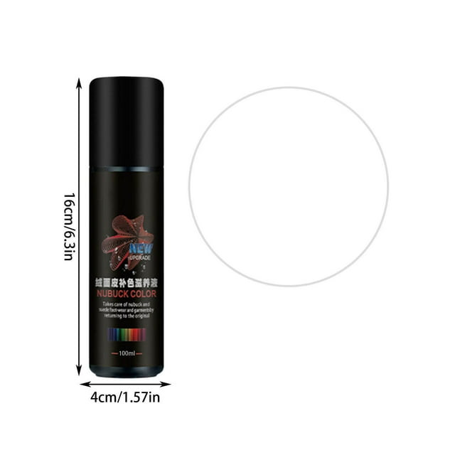 Bdday 100ml Restaurations de Couleur en Suède Suède Délavé pour Espadrilles Chaussures Bottes Vestes Sacs à Main Plus - Remise à Neuf de Couleur en Suède avec Application