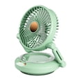 thumbnail image 1 of Ventilador personal Gloria ventilador de escritorio y de pared portátil USB de velocidad ajustable verde, 1 of 9