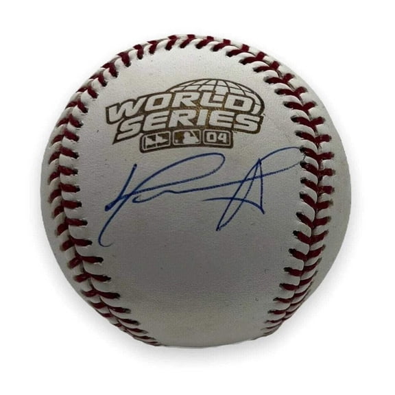 David Ortiz Autographed 2004 World Series Baseball
