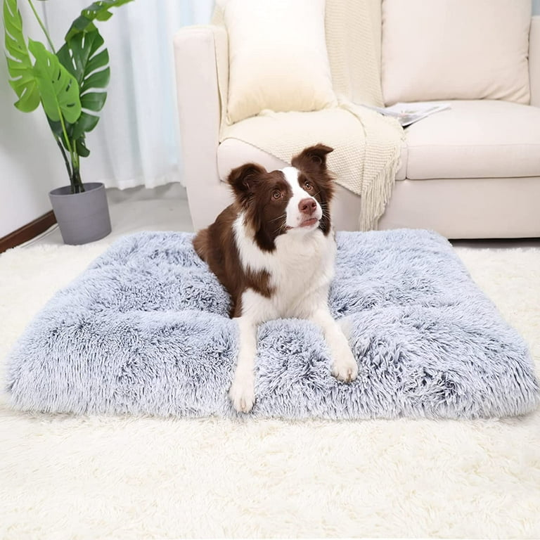 MEGAWHEELS Dog Bed Long Plush Pet Bed Comfortable Pet Mat with