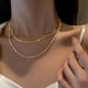 thumbnail image 5 of Collar de lujo ligero y frío de estilo europeo y americano con cuentas de perlas y cadena de clavícula para mujer, 5 of 6