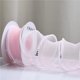 thumbnail image 1 of Zhuge Cinta de organza de seda con borde perlado de 40 mm de ancho, material de encaje, cinta para adorno de cabello, tela de costura (rosa, largo 4,5 m), 1 of 5