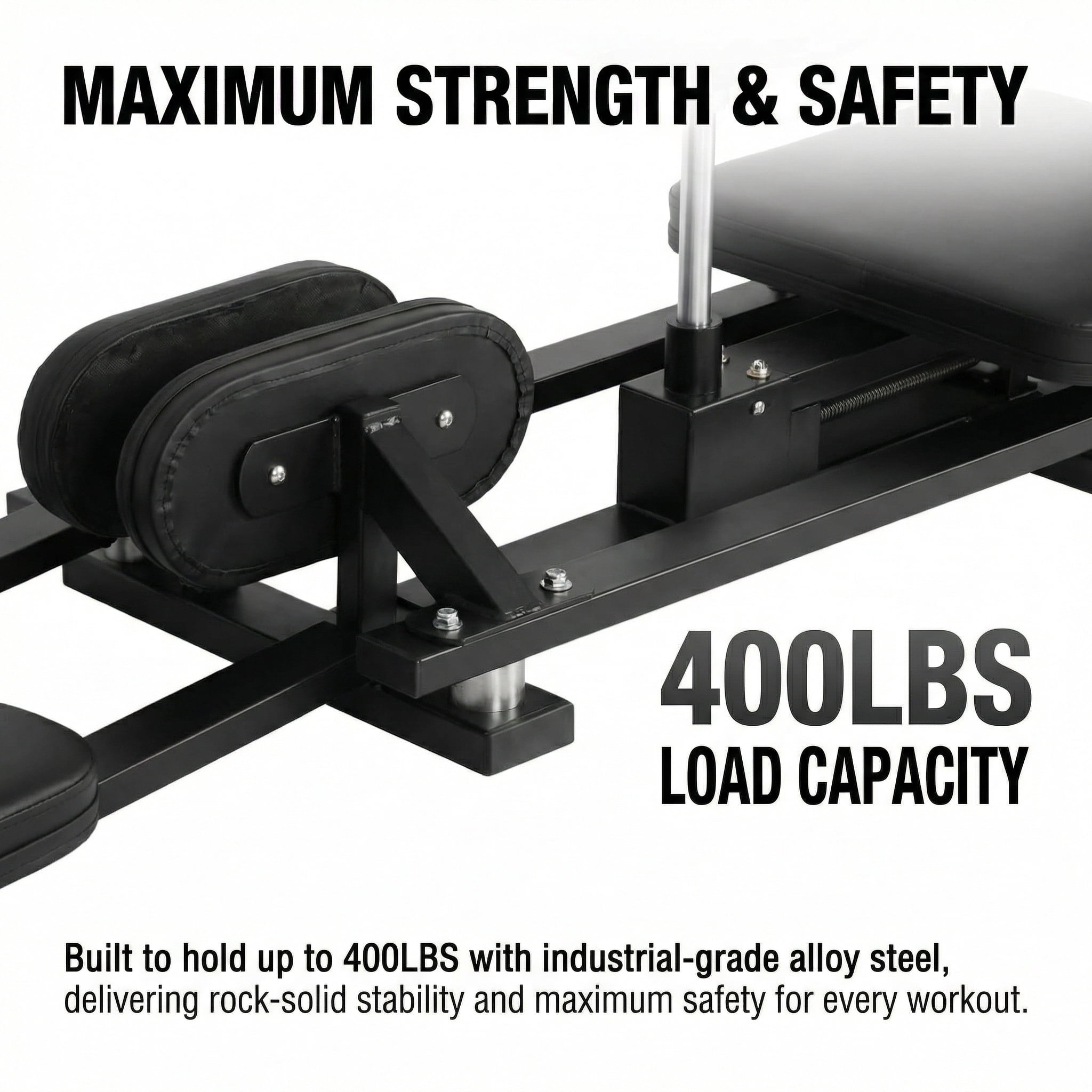 Puches Flexibility Trainer Leg Stretching Machine, 330LBS Stable & Durable Gym Leg Equipment for Home Gym Indoor Exercise
