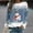 Blue, variant on Tetras Women 2024 Fall Top,Christmas Women Fashion Casual Print Round Neck Loose Long Sleeve Tops,Blouse Sweatshirts