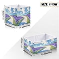 thumbnail image 2 of Cabinet Storage Basket 11.02x11.02x11.02 Inches Storage Box Foldable, Storable and Easy to Assemble ，Open Home Storage Bins ，Closet Storage Bins Beautiful Purple Road, 2 of 8