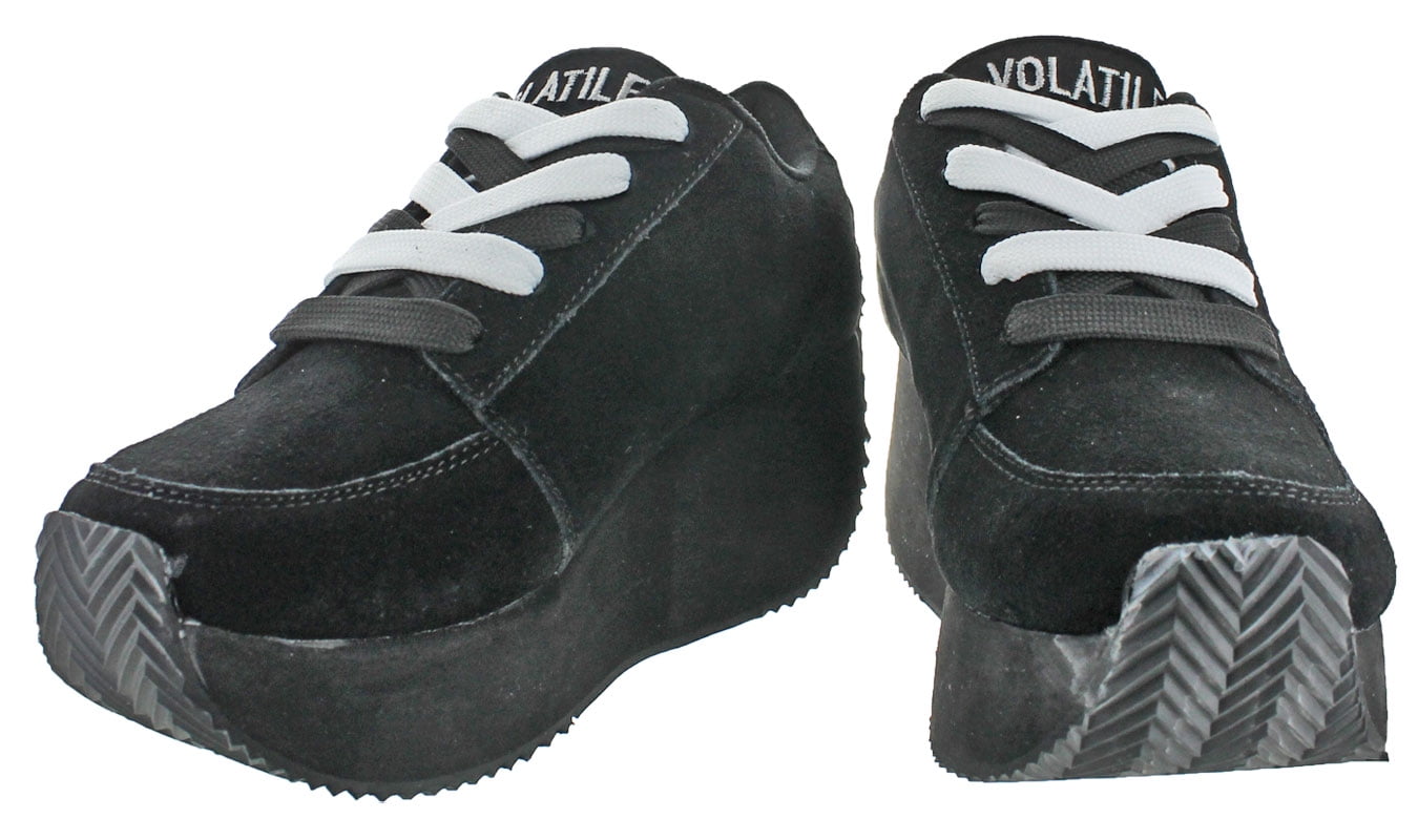 volatile women's elevation platform wedge sneaker
