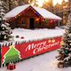 thumbnail image 4 of Christmas Banners Christmas Banners Background Banners Happy Parties Christmas Decorations Atmospheres Decorations Festive Yard Flags, 4 of 6