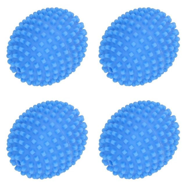 Bolas para lavadora, 4 piezas, bolas de limpieza ovaladas para lavadora, bolas de limpieza reutilizables para lavadora, rendimiento impulsado
