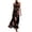 A1 Black, variant on BODOAO Maxi Dresses for Women Floral Halter Neck Sleeveless Chiffon Pleated Long Dress, Flowy Summer Wedding Guest Outfit for Beach Vacation and Special Events Black L