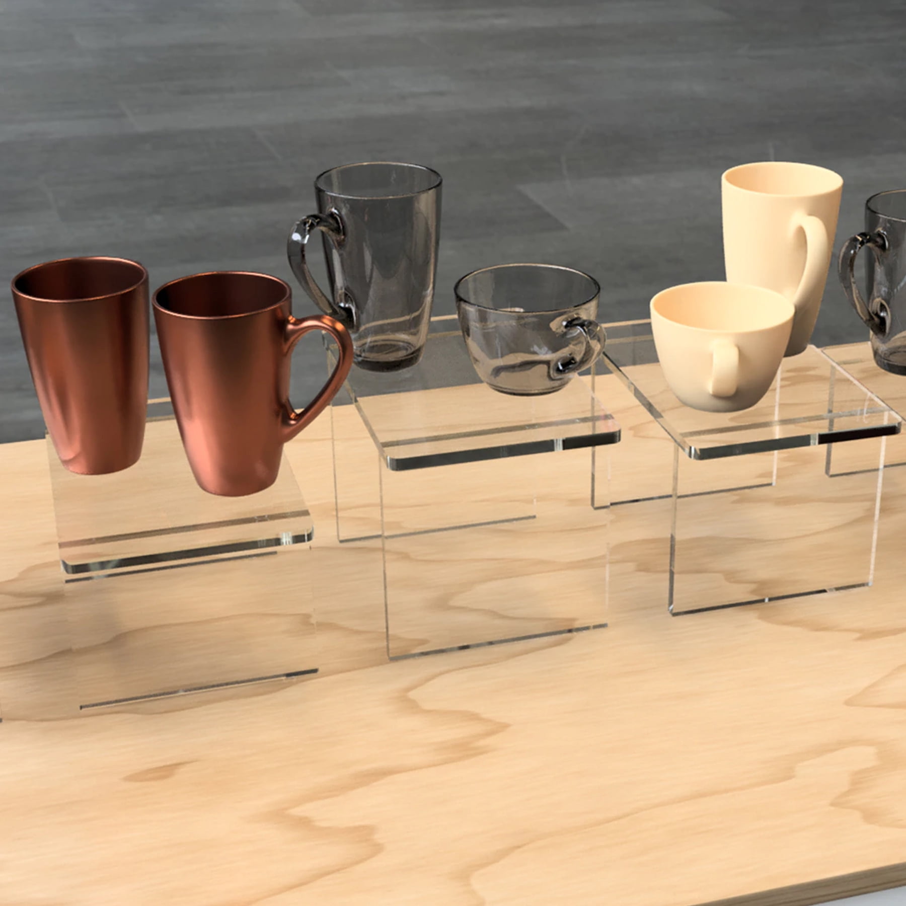 Présentoir En Acrylique, Tour à Dessert, 13 Fentes, Bijoux, Bagues