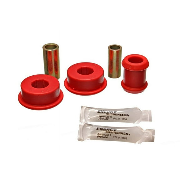 Energy Suspension Traction Bar Bushing Set - Red Fits select: 1967 CHEVROLET CAMARO