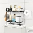 thumbnail image 3 of 2Tier Over The Toilet Storage Bathroom Organizer Shelves Toilet Rack Space Saver, 3 of 9