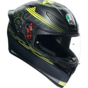 AGV K1 S Track 46 Motorcycle Helmet Black/Yellow XXL