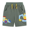 thumbnail image 2 of Cethrio Athletic Shorts for Girls, Gifts Casual Graphic Drawstring Summer Shorts Gray Size 7 T, 2 of 6