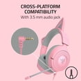 thumbnail image 5 of Razer Kraken Kitty V3 X Wired Kitty Headset for Gaming, 3.5mm, Quartz, 5 of 12