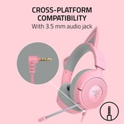Razer Kraken Kitty V3 X Wired Kitty Headset for Gaming, 3.5mm, Quartz