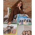 thumbnail image 4 of Personalised Blanket Custom with Picture Text Throw Blanket, Customized Photo Gift Birthday, Holiday, for Dad, Mom, Kids, Pet, Friends or Couples (1 Photo), 4 of 6