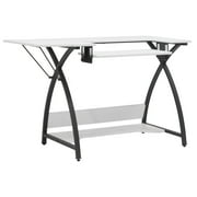 Sew Ready Comet Sewing Table Folding Top Adjustable Platfomr Black/White