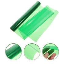 KAKOWELY 1Pcs Green Cellophane Wrapping Paper for Bouquet Wrap Material 15.7x1181.1in