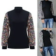 thumbnail image 5 of Women Casual Sequins T Shirt Blouse Ladies Long Sleeve Loose Tee Tops Pullover, 5 of 7