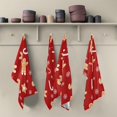 thumbnail image 5 of GZHJMY Christmas Candies Gingerbread Cookies Kitchen Towel, Dish Towels Quick Drying Tea Towels Absorbent Hand Towels for Kitchen Sink Dinner Table 28 x 18 Inches, Set of 1, 5 of 7