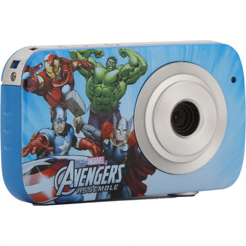 Ekids Fotocamera Digitale Per Bambini Spiderman – Con Scheda SD, Videocamera, Cornici E Adesivi Integrati, 3+ Anni