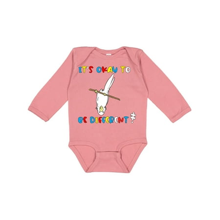 

Inktastic Autism Awareness It s Okay to be Different! Silly Bird Gift Baby Boy or Baby Girl Long Sleeve Bodysuit