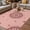 Red, variant on Green Floral Outdoor Rug for Patio/Deck/Porch, Non-Slip Large Area Rug 6 x 9 Ft, round Floral Ethnic Abstract Patterned Indoor Outdoor Rugs Washable Area Rugs, Reversible Camping Rug Carpet Runner