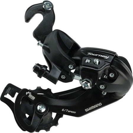 Shimano Tourney RD-TY300-SGS 6/7-Speed Mountain Bicycle Rear Derailleur , Black, One Size
