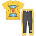 thumbnail image 1 of Transformers Bumblebee Boys 2 Piece Roleplay Short Sleeve Jogger Set, 4-10, 1 of 5