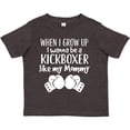 thumbnail image 3 of Inktastic Kickboxing Future Kickboxer Like Mommy Boys or Girls Toddler T-Shirt, 3 of 5